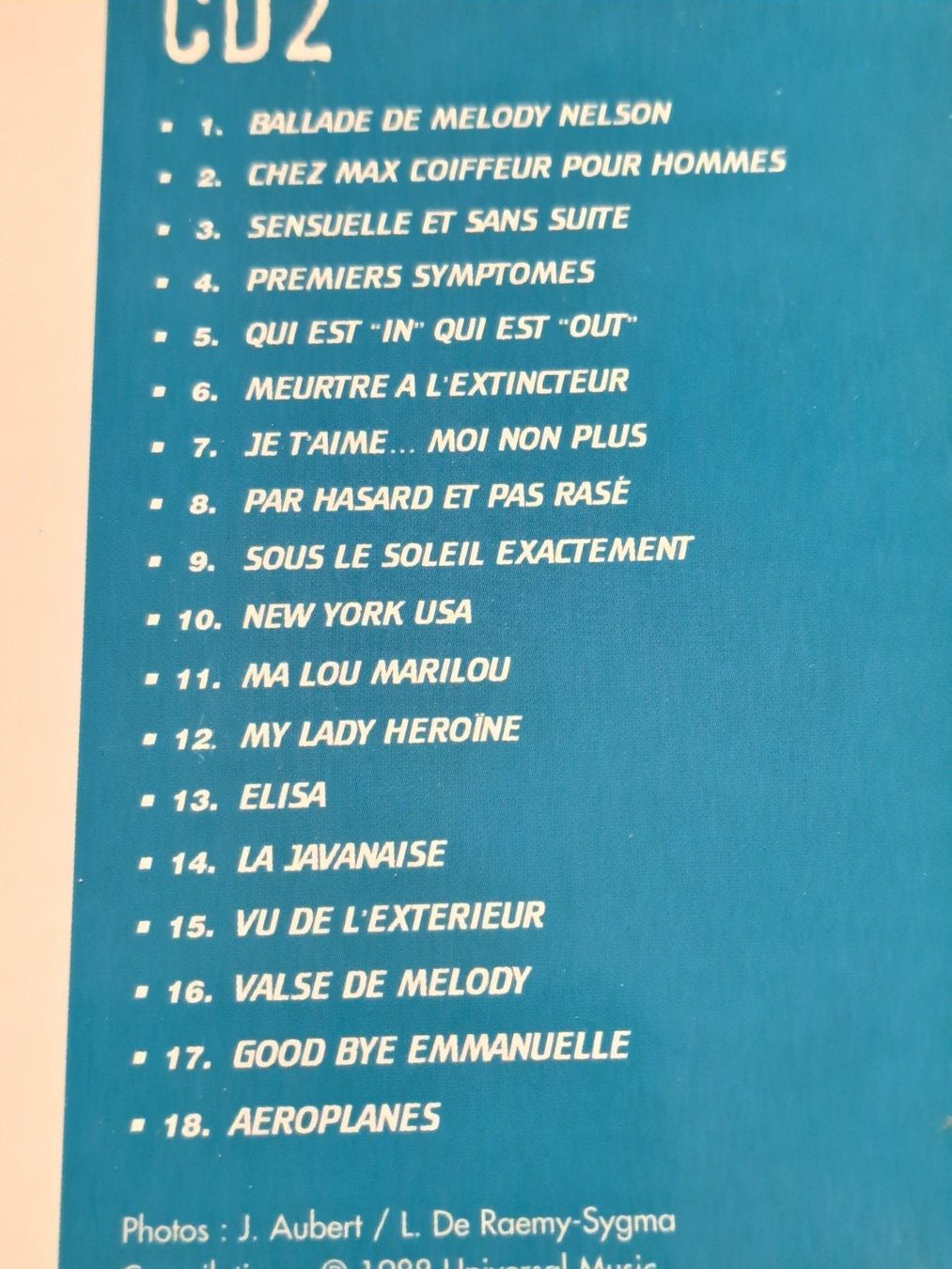 CDs: 2 Cds Collection Serge Gainsbourg  – Gebraucht aus Pully von bro_n52j 3