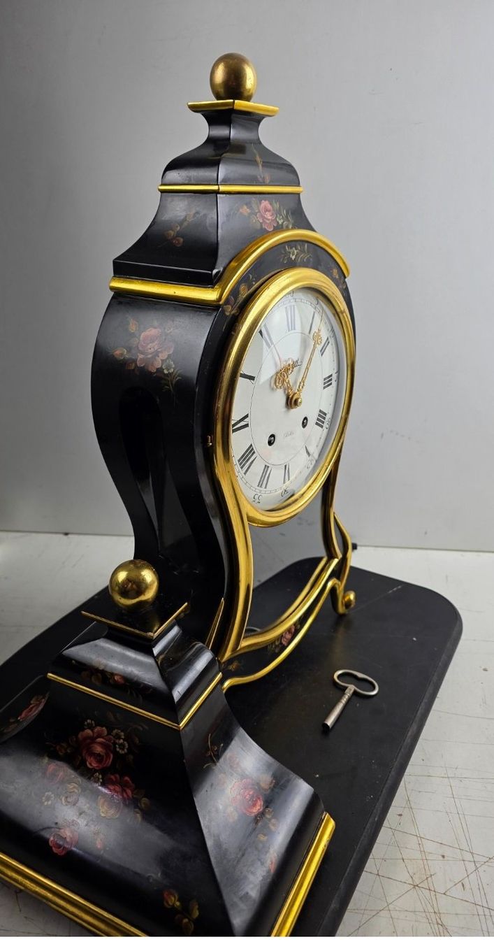 Zenith Orologi da terra & Orologi da parete: Antike Zenith Pendule – Handbemalt – Usato da Flums venduto da Flumsantik 4