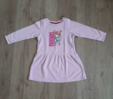 Herziges Kleid mit Paw Patrol Druck / rosa / Gr. 110/116