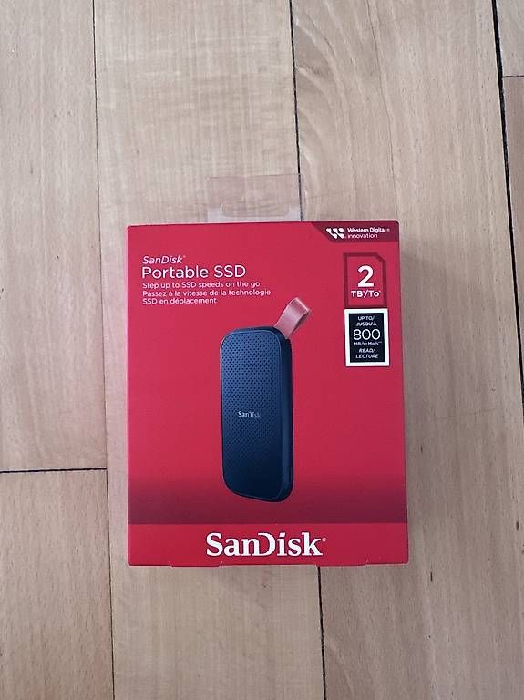 Dischi rigidi: SanDisk Portable SSD 2TB – Nuovo e nell'imballaggio originale da Zürich venduto da Clara.Trixi