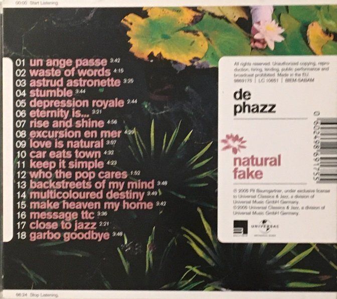 CDs: De Phazz - Natural Fake – Gebraucht aus Grüningen von azulgris 1