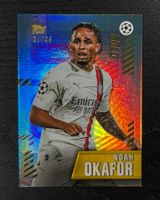Noah Okafor Topps Gold UCC 2023-24 Gold Insert Blue /49