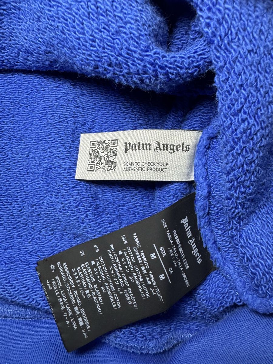 Palm Angels Maglioni & Felpe: Original Palm Angels Leopard Bear Hoodie Blau – Usato da Vionnaz venduto da b_f_d_r_g 7