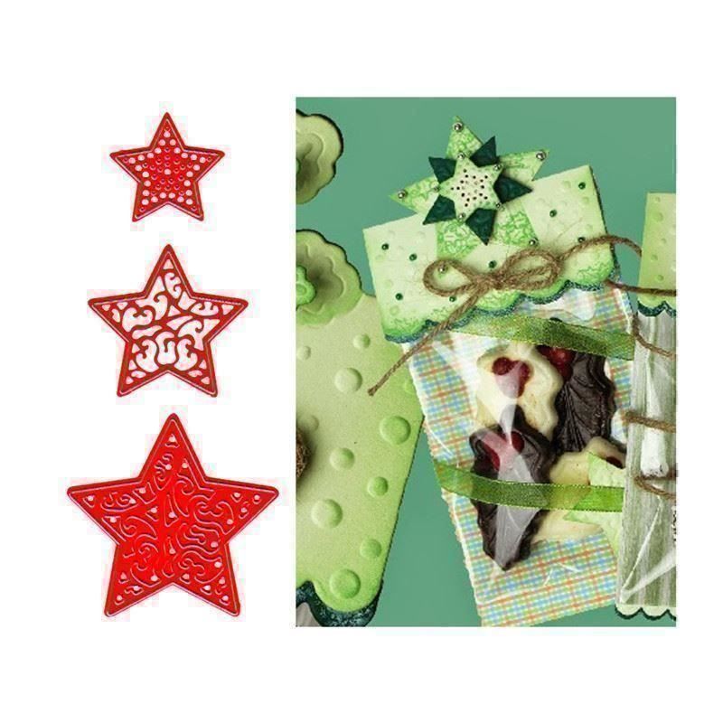Pochoirs: 3 STERNE STANZSCHABLONE – Neuf avec emballage d'origine à Affoltern am Albis par scrapbooking 2