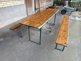 Biertischgarnitur, Festbank, 60cm Top Zustand!
