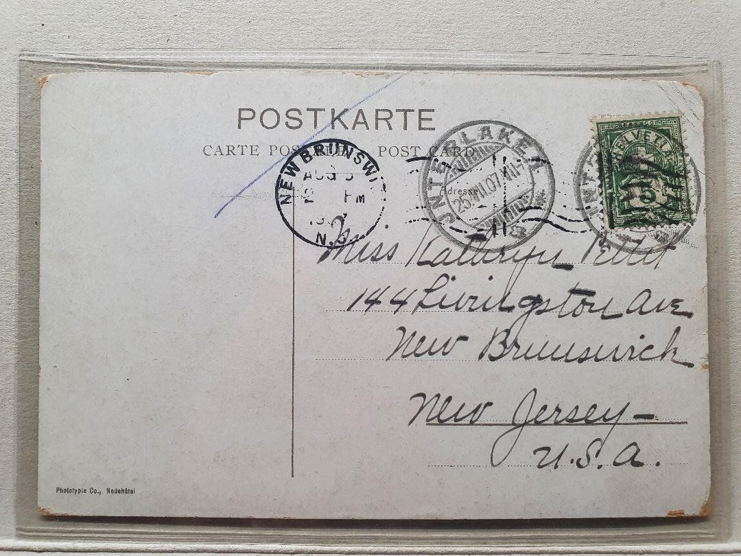 Cartoline postali: USPUNNEN  -   Ruine  -  1907 – Usato da Delémont venduto da Domdom1 1