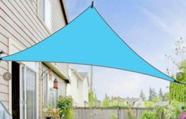 Sonnensegel 3m x 3m x 3m Türkis Blau