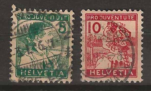 Tutti i francobolli: PJ015 - Pro Juventute 1915 obl. – Usato da Trélex venduto da Phil_Albert