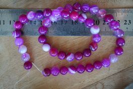 Achat Pink 8mm  Kugel     Strang  – Räumung (1)
