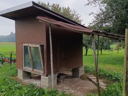 Hühnerhaus isoliert