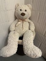 Weißer Teddybär Plüschtier große Größe guter Zustand
