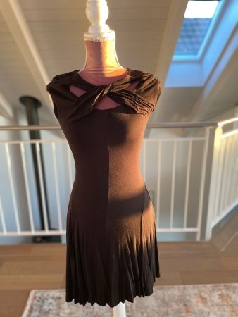 Elegantes Abendkleid Gr. XS schwarz Figurbetont Top Zustand