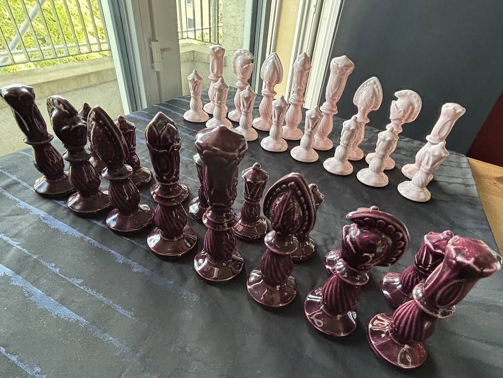 Jeux: Jeu d'échecs unique en céramique  – Neuf avec emballage d'origine à Vevey par cat_tw2s 4