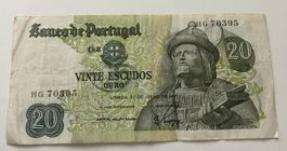 Portugal 20 Escudos 27.07.1971
