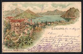 Litho Lugano, Pension Villa Berna et Dep