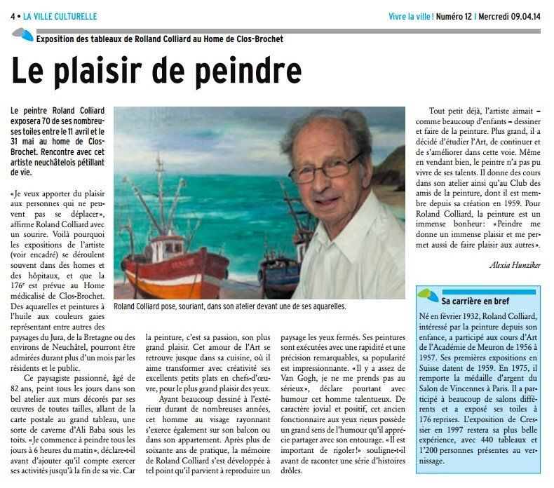 Dipinti: Roland Colliard (1932-2022) – Usato da Fleurier venduto da Akvdt 9