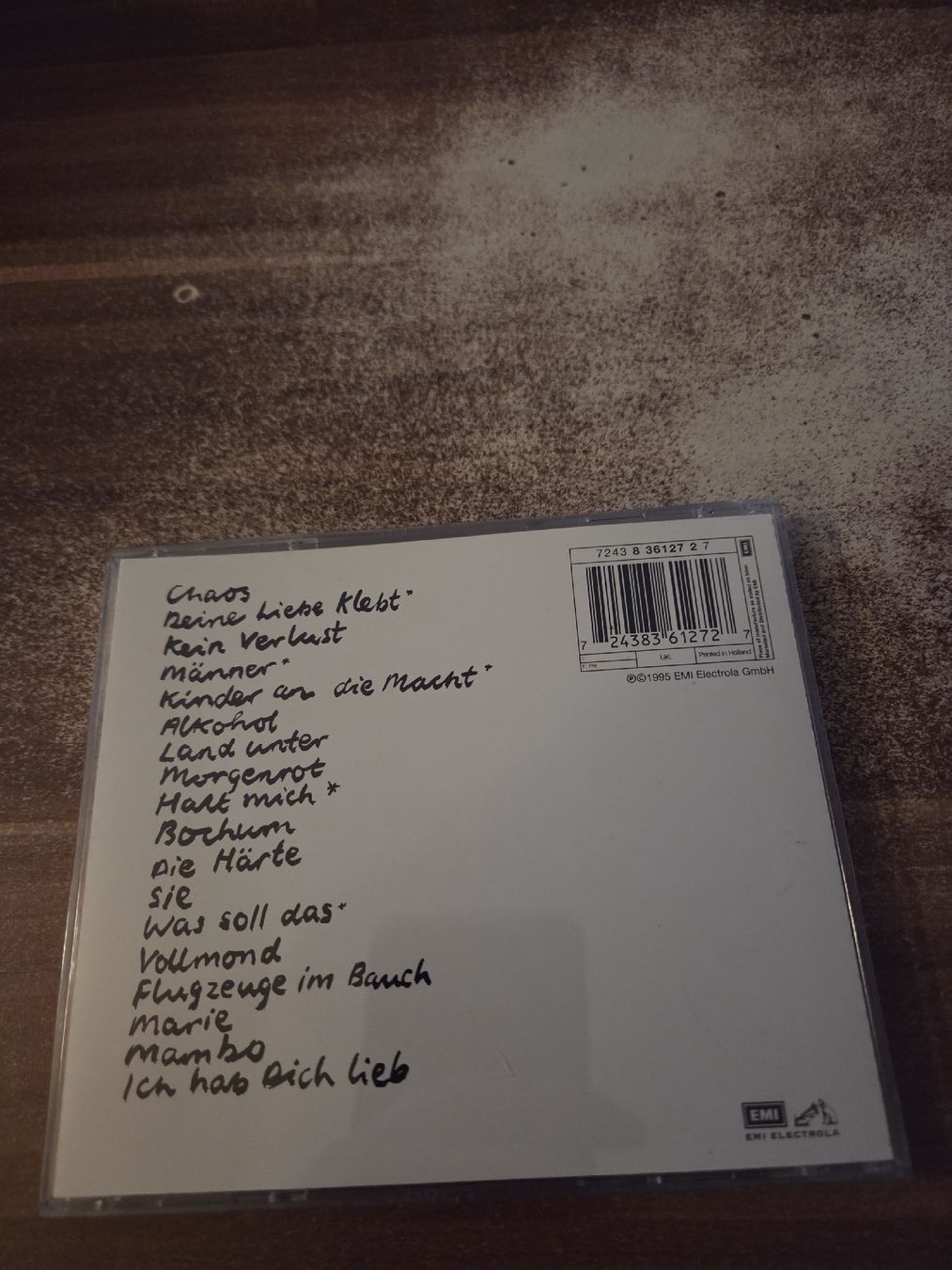 CD: Herbert Grönemeyer  - Grönemeyer Live – Usato da Wattenwil venduto da Mage66 1