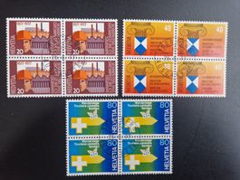 N° 591 - 593    4 block ET gestempelt