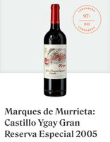 Bester Wein Castillo Ygay Gran Reserva Especial C. 2005 97+P
