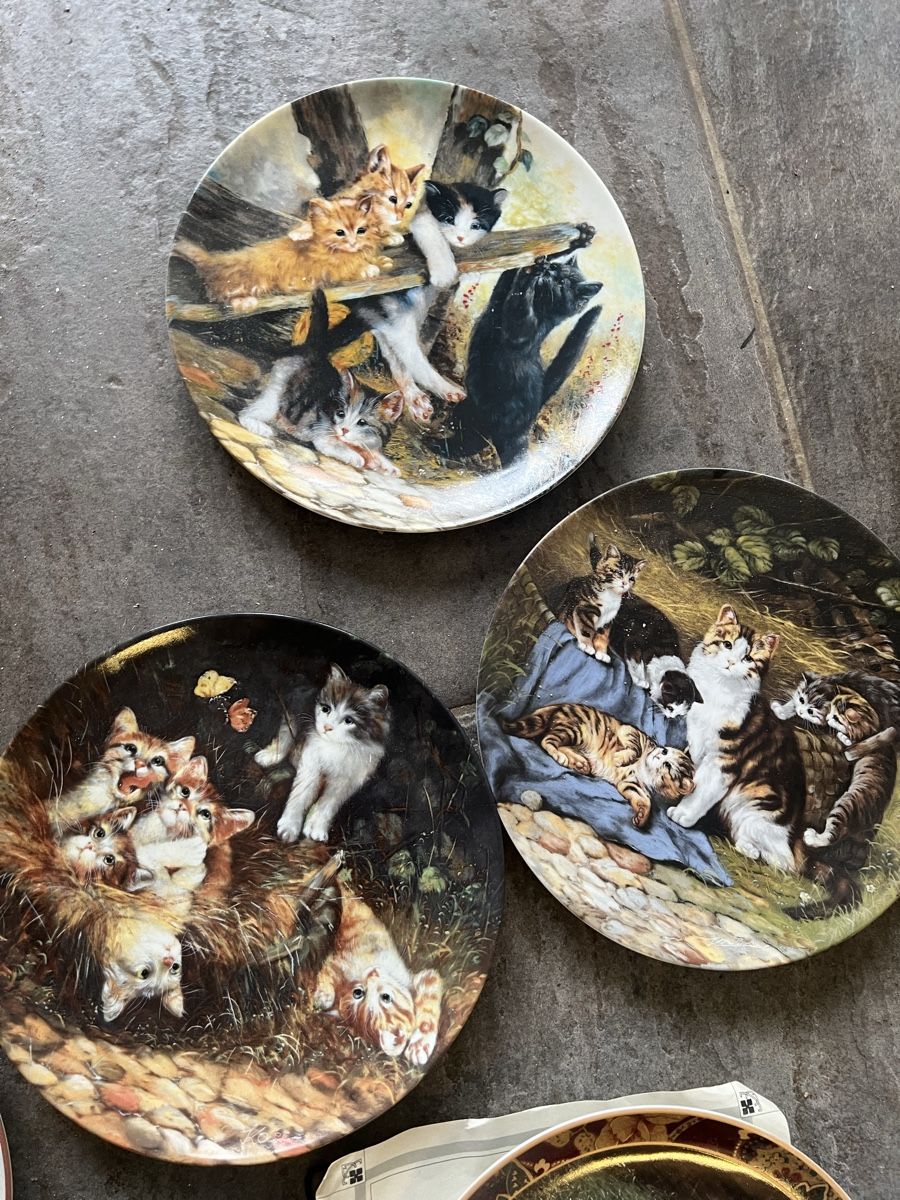 Piatti: Sammlung Teller Albert Anker und Katzen Teller – Usato da Dittingen venduto da Bellevista 8