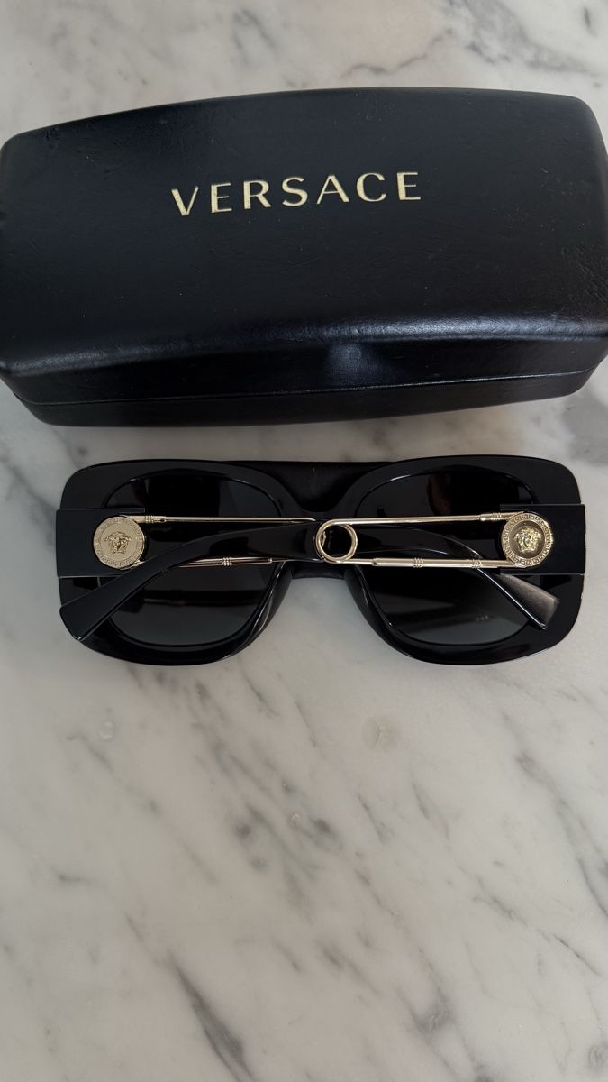 Versace Occhiali & Lenti: Versace Safety Pin Sonnenbrille – Usato da Zürich venduto da sel_9kd 1
