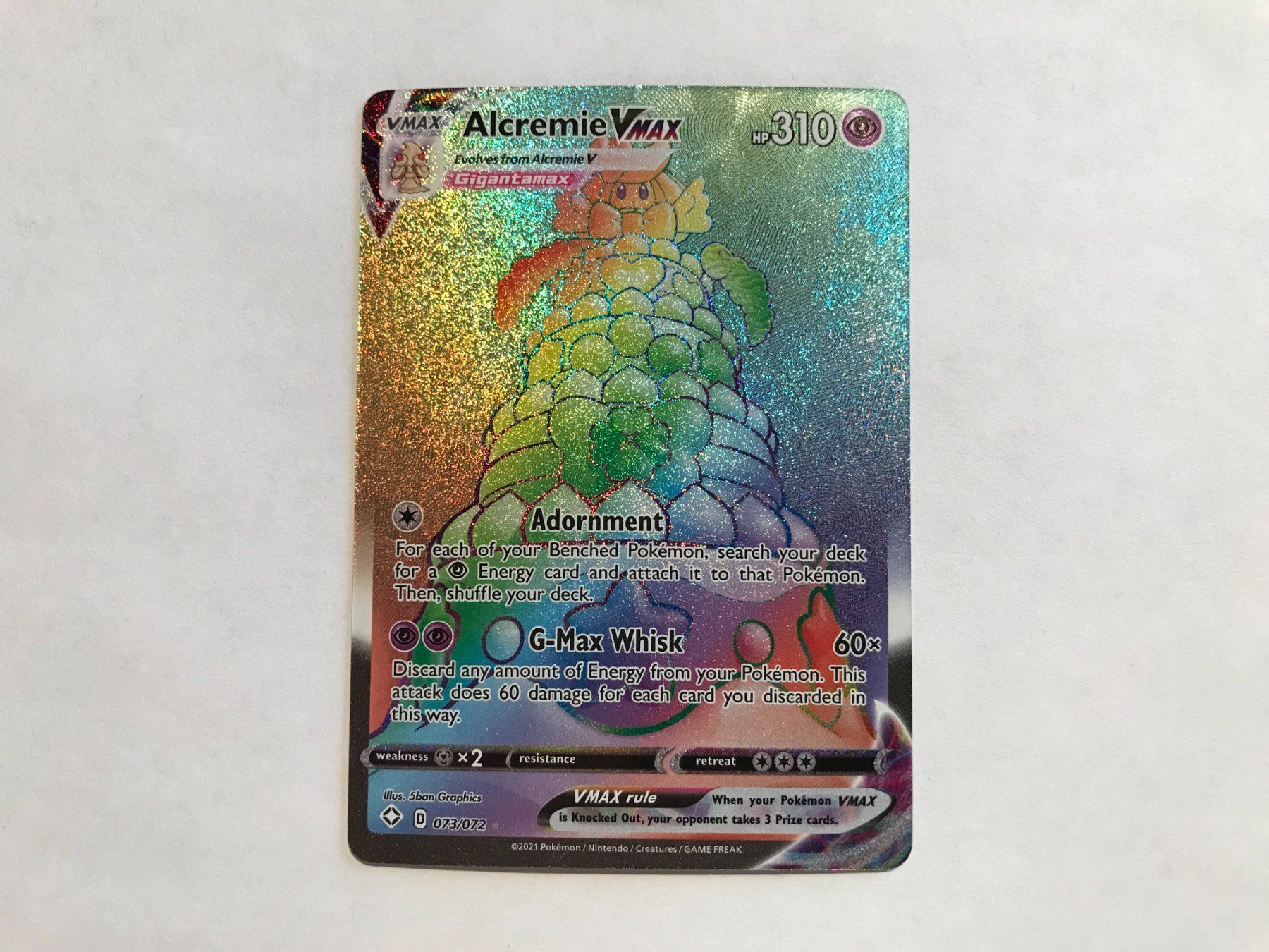 Pokémon Sammelbilder & Trading cards: Alcremie Vmax Rainbow EN – Neu (gemäss Beschreibung) aus Hagendorn von Pokecollectorch 1