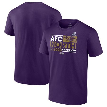 NFL Fanatics AFC North Champions 2023 T-Shirt lila Gr. XL