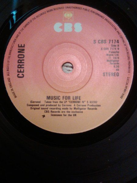 Vinyles: Cerrone: Look For Love 7" – D'occasion à Steinhausen par Vilivinili 1
