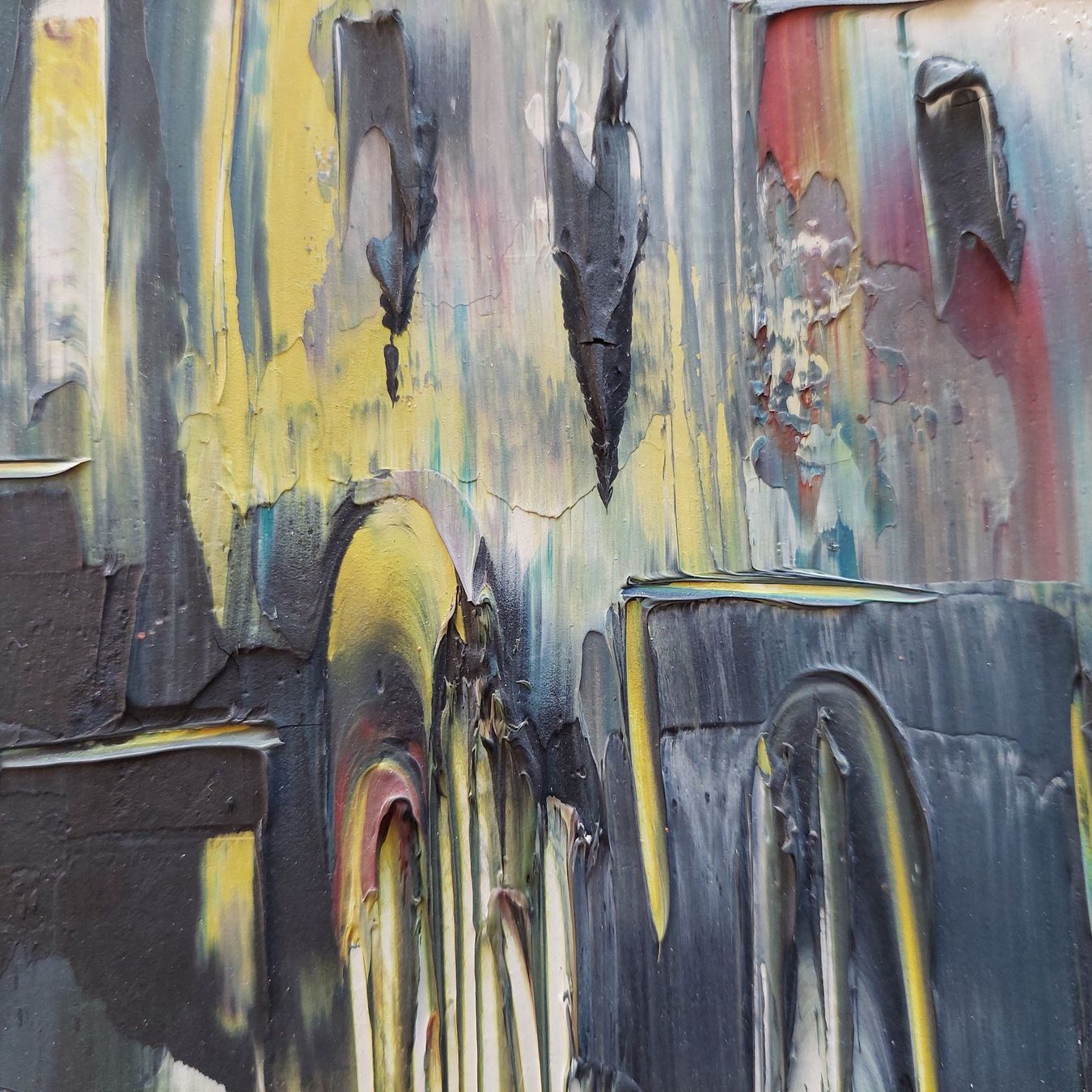 Gemälde: grosses Oelbild von Bruno A.Weber. 1964 – Gebraucht aus Bollingen von Jan07 4