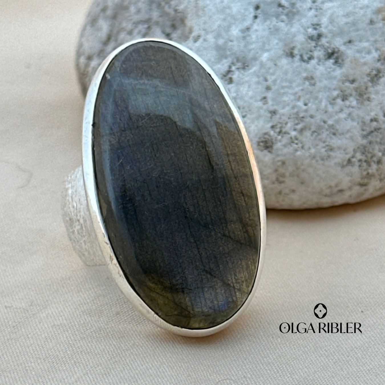 Olga Ribler Ringe: Unikate Silber Ring 925 Grösse 58 mit Labradorite – Neu (gemäss Beschreibung) aus Luzern von Schmuckoutlet 6
