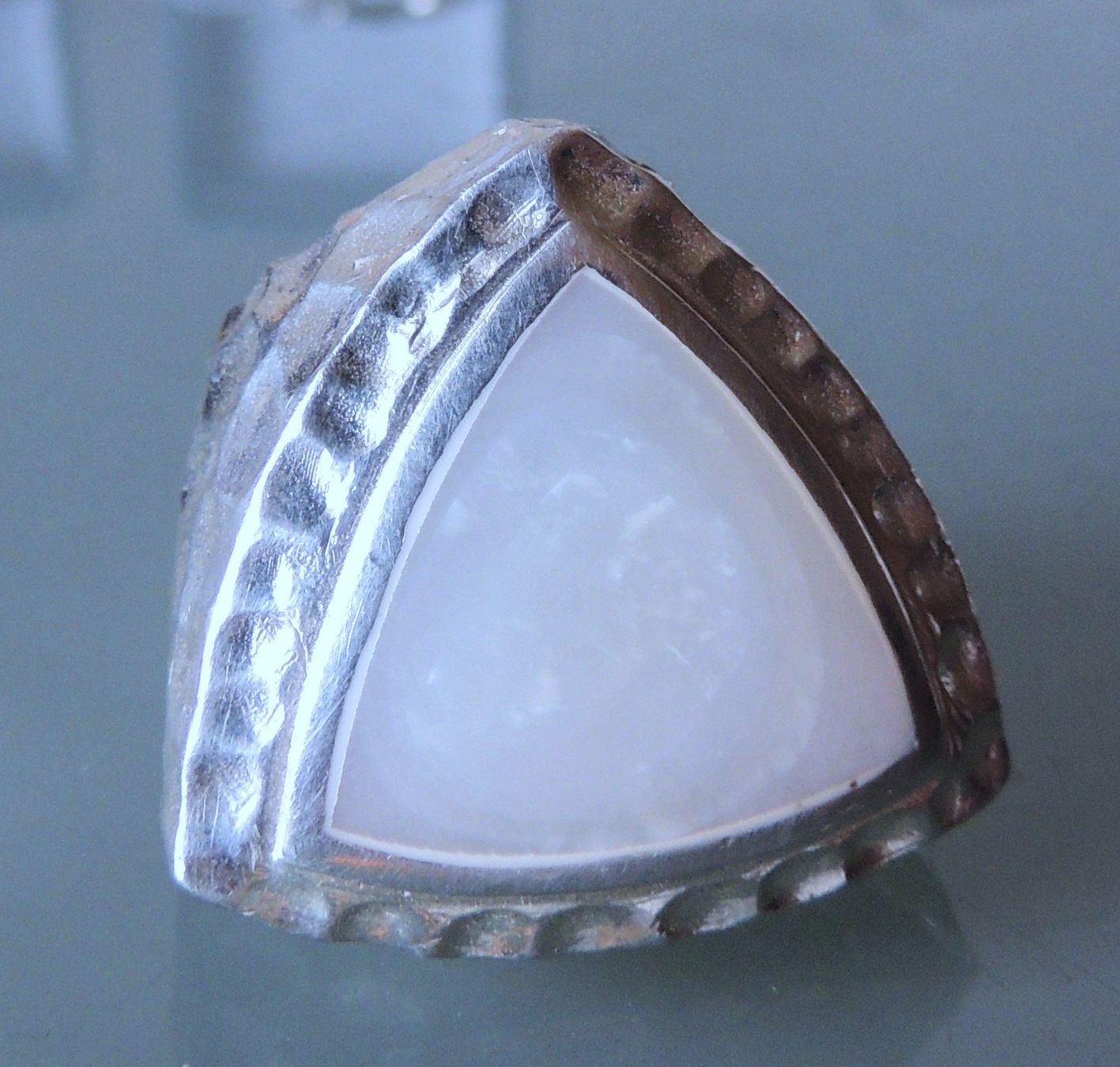 Ringe: Perlmutt Silber 925 Fingerring Gr. 58 – Gebraucht aus Waldenburg von schaller707 1