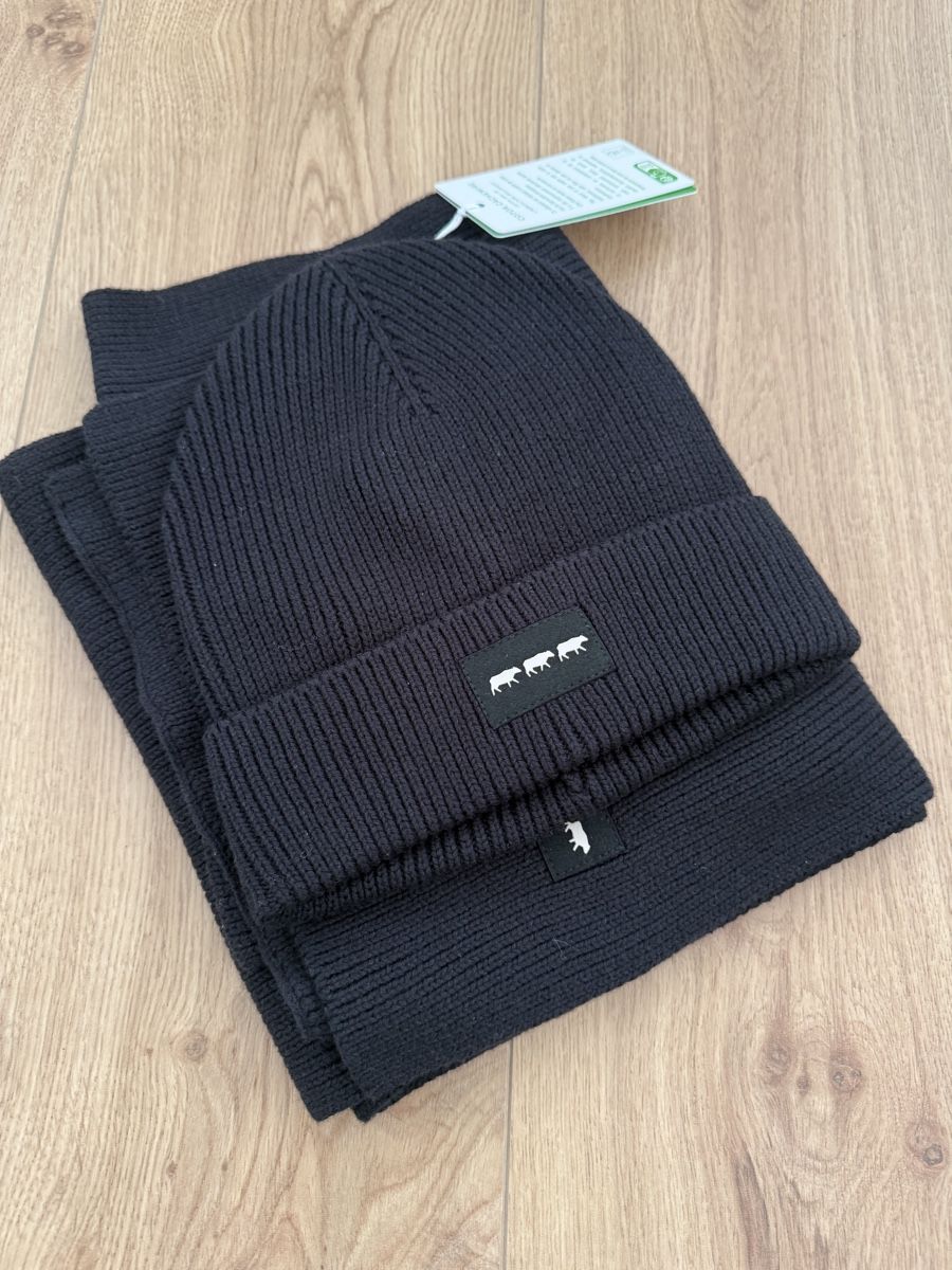 Lotti di vestiti: Bonnet + écharpe Mise au Green – Nuovo e nell'imballaggio originale da Courgenay venduto da Sophe0825