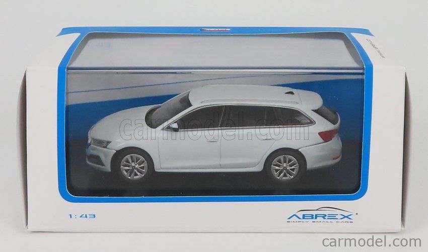 Miniature Skoda Octavia IV Combi Blanche - 1/43 - Die Cast Car model Abrex