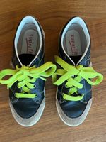 Superfit Sneaker Mädchen mit leuchtgelben Schnürsenkeln, 32
