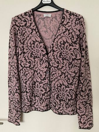 ELEGANCE Wolle Kaschmir Strickjacke Gr 38