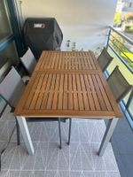 Gartentisch ausziehbar inkl. 4 Stühle – CHF 230
