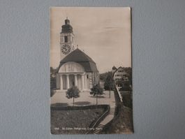 ANTIKE AK ST. GALLEN HEILIGKREUZ EVANG. KIRCHE 1922