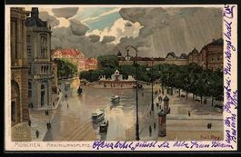 Paul Hey: München, Maximiliansplatz mit