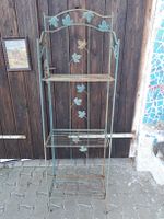 Antikes Metall Regal zusammen klappbar