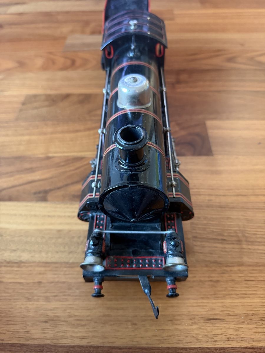 Märklin Modellini di ferrovie: Märklin Dampflok 2-2-0, 34 Volt G.L – Difettoso da Jona venduto da vallu_94 3
