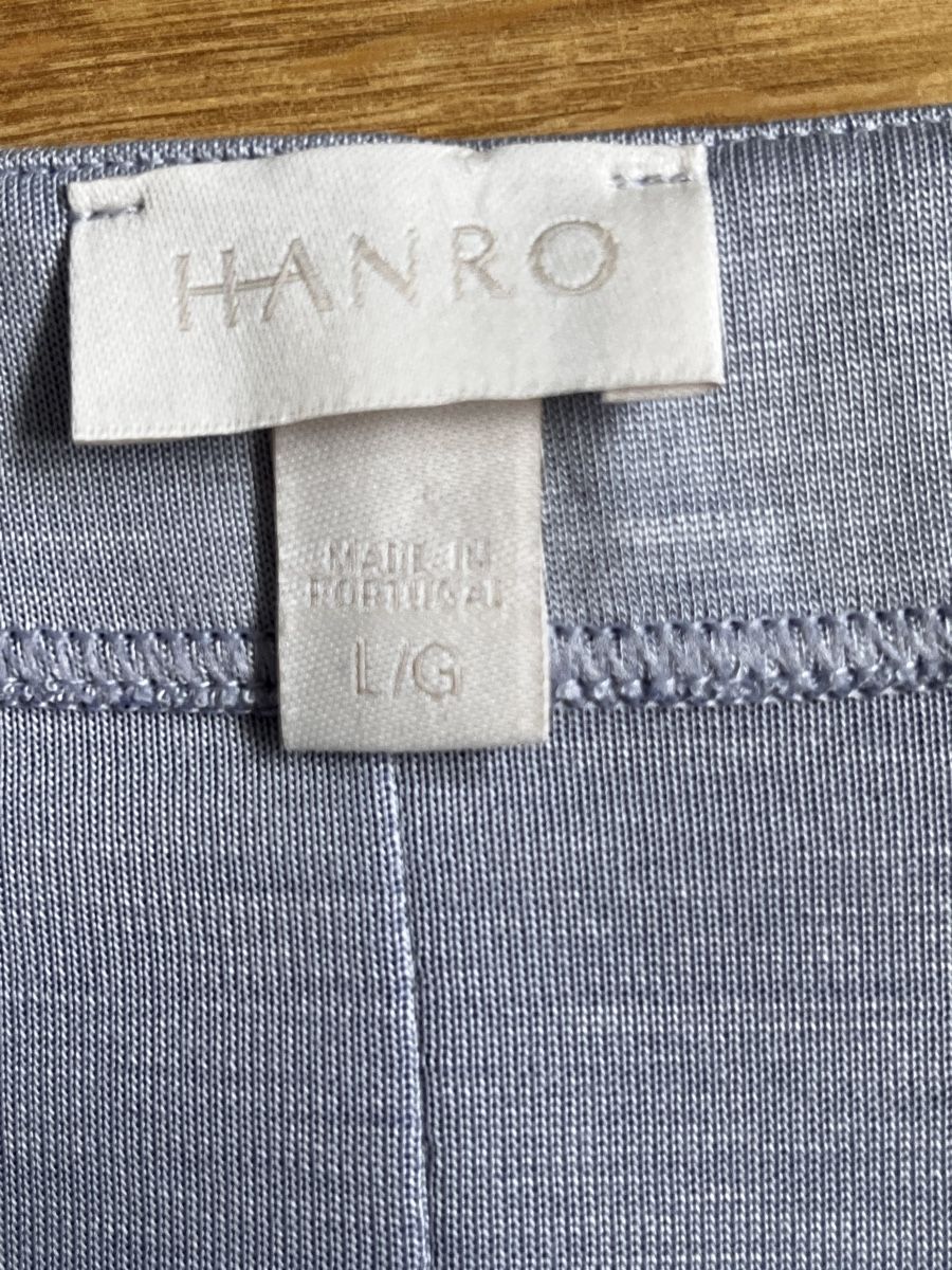 Hanro T-shirt: HANRO Langarmshirt hellblau Grösse L – Usato da Zürich venduto da Kleanthy 2
