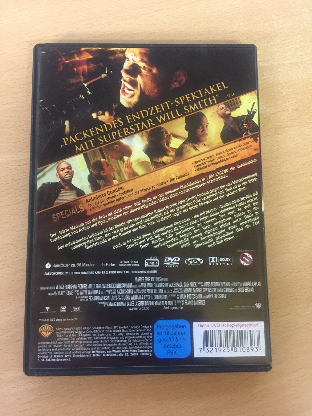 Tutti i DVDs: I am Legend – Usato da Glattfelden venduto da cybermaxx 1