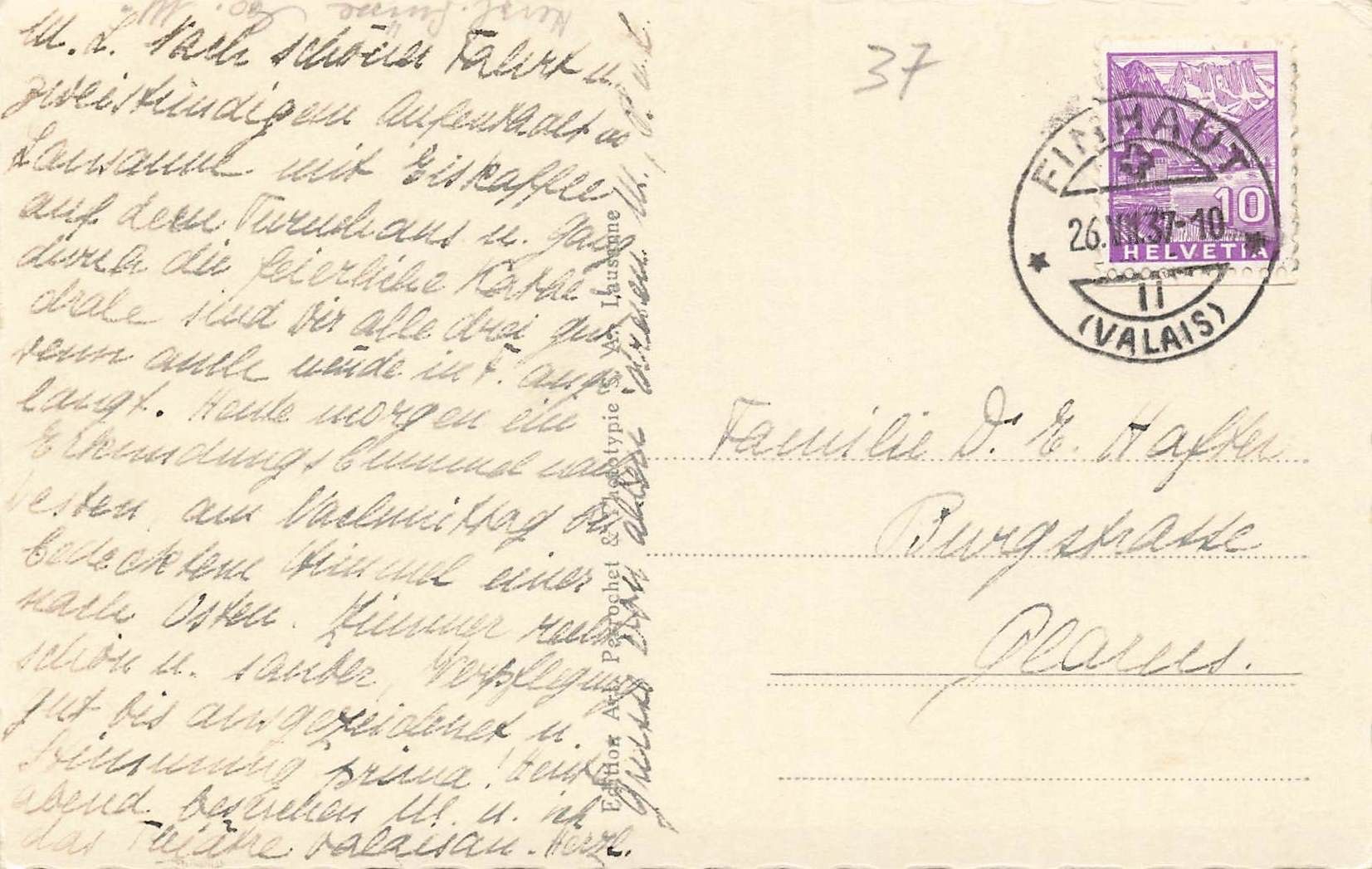 Cartoline postali: Finhaut – Usato da Biasca venduto da Blenio71 1