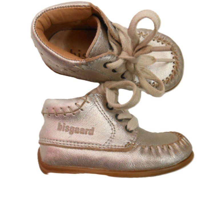 Bisgaard Scarpe per ragazze: weiche BISGAARD Gr. 21 Leder Halbschuhe GOLD NP80.-+ – Usato da Basel venduto da frausommerwind