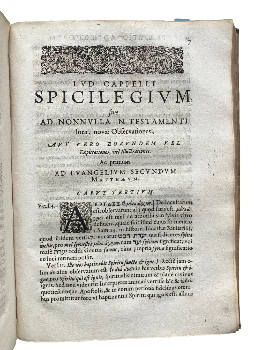Libri: Two texts, by Cameron & Cappel 1632, ex. Bigot Library – Usato da Uster venduto da TricottetCollection 4