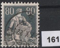Helvetia mit Schwert, Nr. 141z, Schwertklinge unterbrochen
