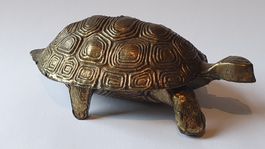 Vollplastische Schildkröte aus Metall