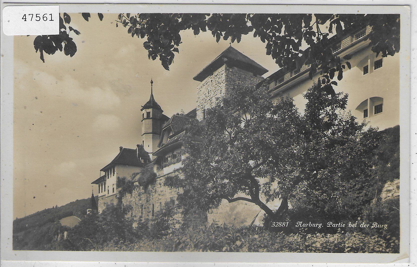 Ansichtskarten: Aarburg - Partie bei der Burg – Gebraucht aus Ettingen von Kartenplanet