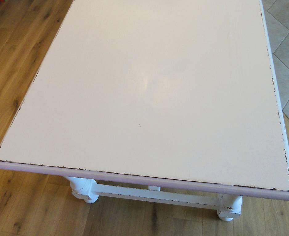 Tavoli: Table à manger en peuplier blanc vieilli – Usato da St-Livres venduto da lune_bleue 3