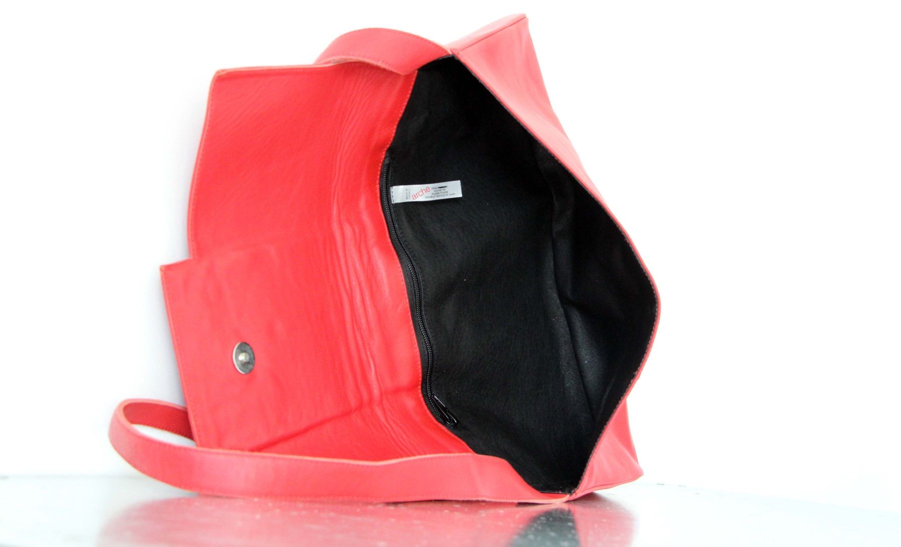 Borse da donna: Arche Ledertasche - rote Handtasche - Shoulder Bag - Clutch – Usato da Merlischachen venduto da sammlerstueck 5